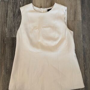 Theory Ivory Sleeveless Top